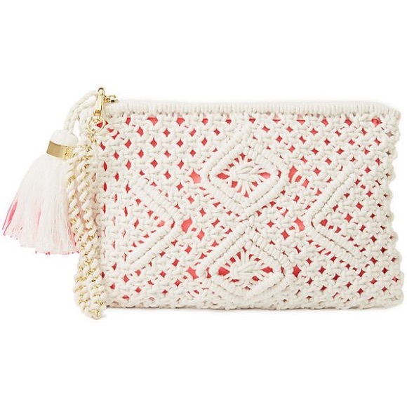Lilly Pulitzer Crochet Clutch - Picture 1 of 4